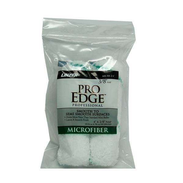 Photo of 2-Count 4" Microfiber Roller Covers 3/8" Nap