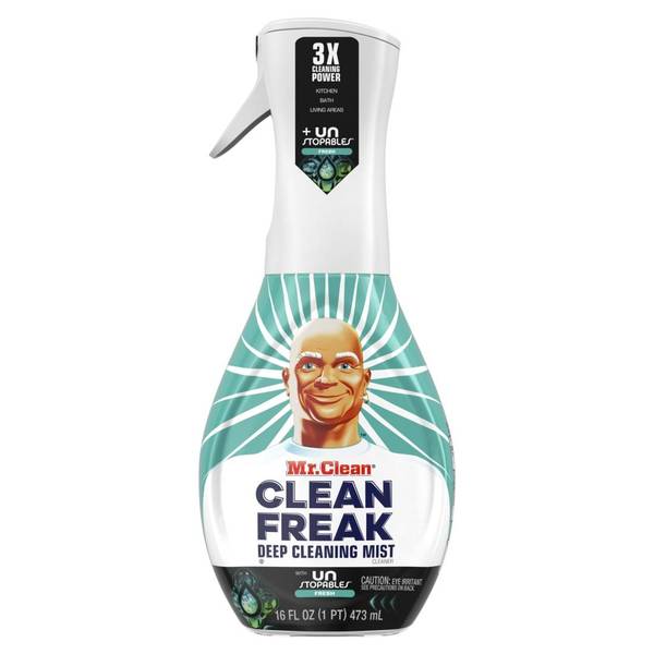 Pack of 2 Mr Clean Freak Deep Cleaning Mist Spring Fresh 16 Oz REFILL