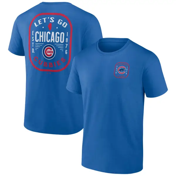 Fanatics Men's Chicago Cubs Hey Blue Tee - 000M-822Q-EJ-0E9-M