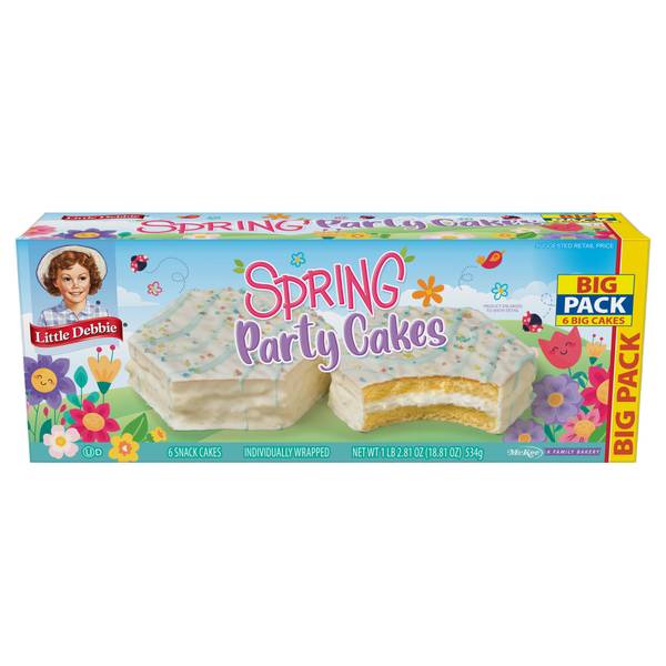 Photo of 6-Count Big Pack Spring Party Cakes