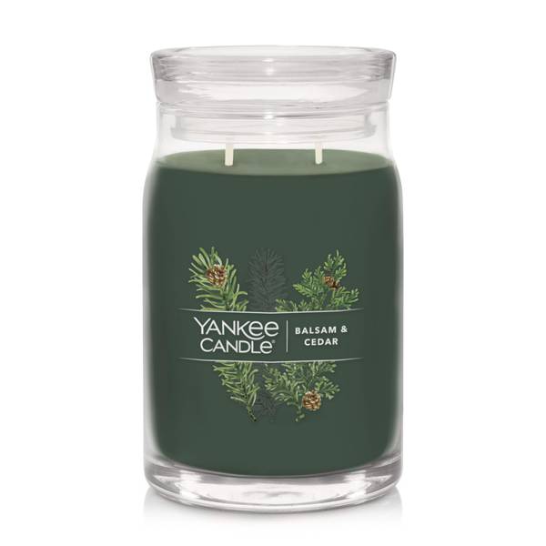 UPC 192833153319 product image for Yankee Candle Balsam and Cedar Signature Large Jar Candle | upcitemdb.com