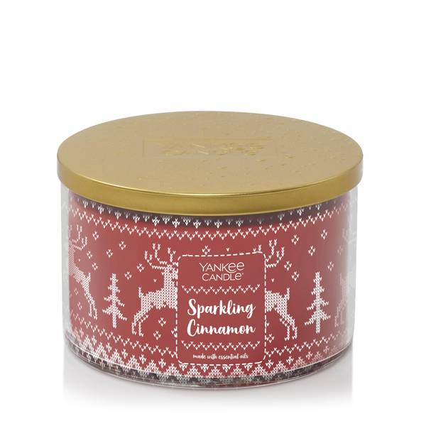 Yankee Candle Mini Glass Jars — Gift Set of 3 Christmas Scents - Balsam &  Cedar, Christmas Cookie, Sparkling Cinnamon