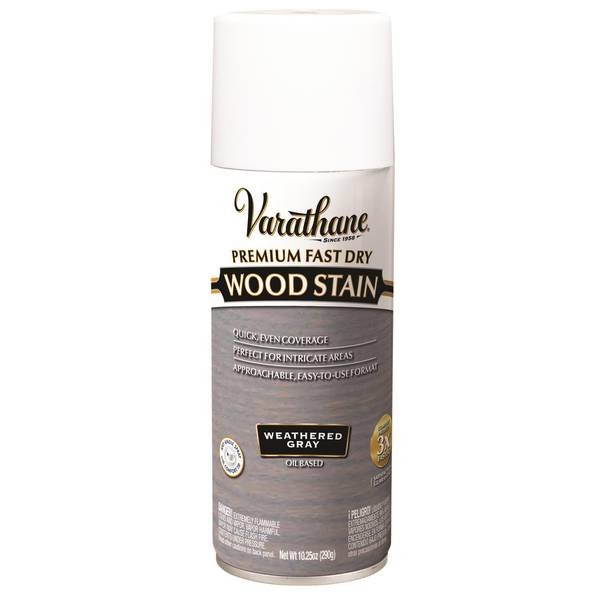 Varathane 10.75 oz Weather Gray Premium Fast Dry Wood Stain Spray