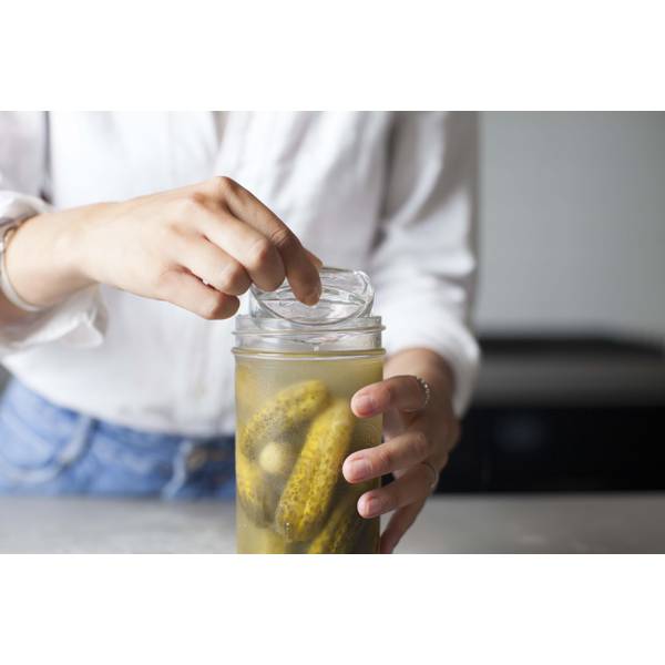 Masontops Pickle Pebble Pesi di Vetro Infinity per la Fermentazione - Set di Pesi per la Fermentazione - Bocca Grande Fermentazione in Barattoli Mason