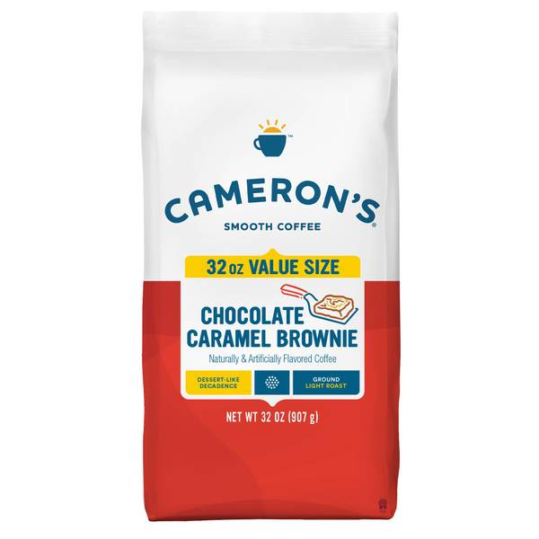 Cameron's Coffee 32 oz Chocolate Caramel Brownie Ground Coffe 10668