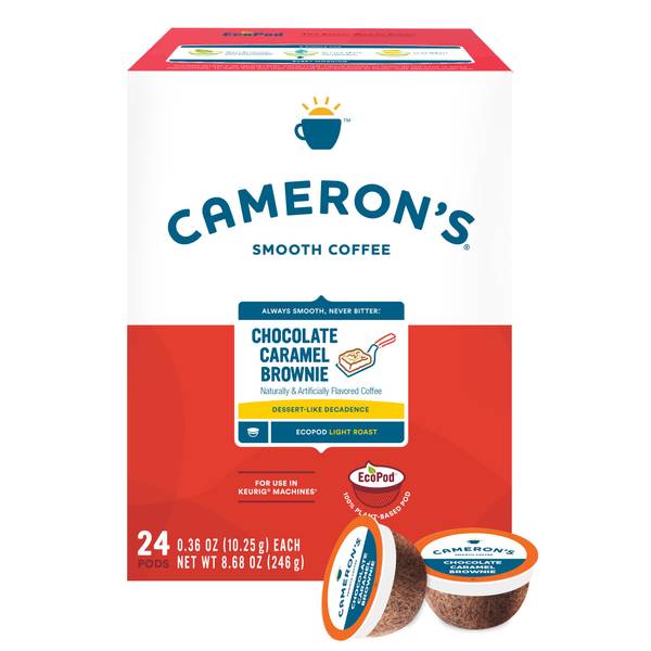 Cameron's Coffee 24-Count Chocolate Caramel Brownie K-Cups - 10668 ...