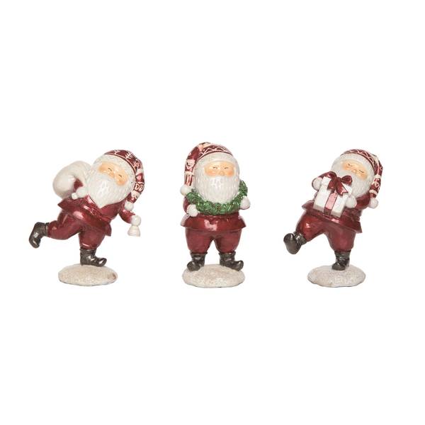 Transpac Imports Inc. Jolly Santa Figurine Assortment - TC01151 | Blain ...