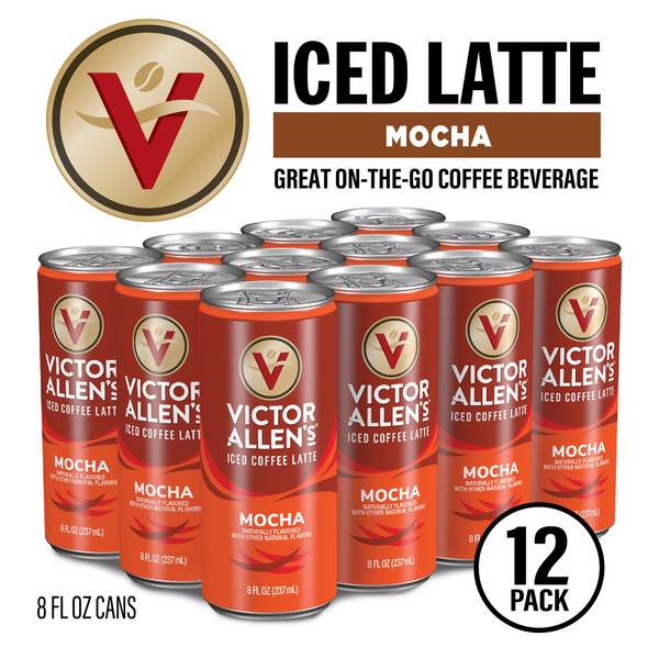 Victor Allen's Coffee 8 oz Mocha Latte - FG017829RV | Blain's Farm