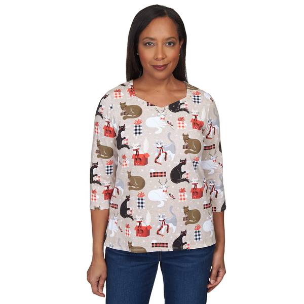 Womens Alfred Dunner Tops & Tees - Tops