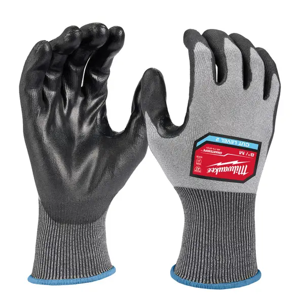 Buy Milwaukee Impact Cut Level 5 Goatskin Leather Work Gloves M, Red & Black