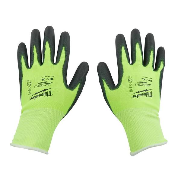 Cut Level 4 High-Dexterity Polyurethane Dipped Gloves - Large