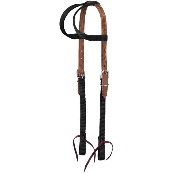 Photo of Premium Double Ear Hybrid Headstall, Average Horse