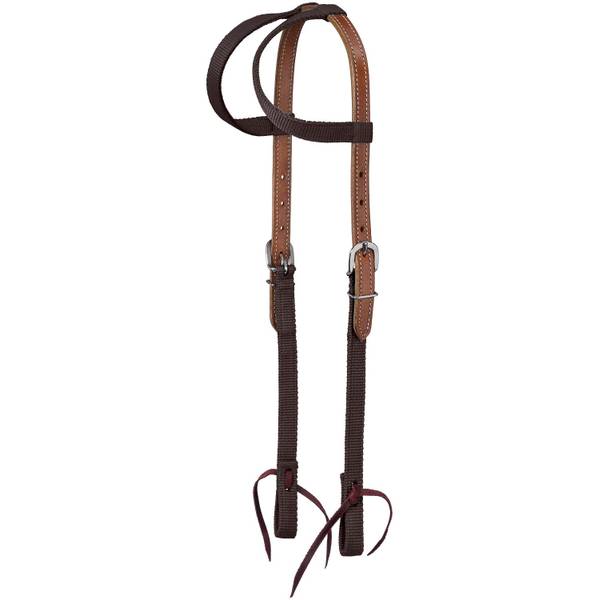 Photo of Premium Double Ear Hybrid Headstall, Average Horse