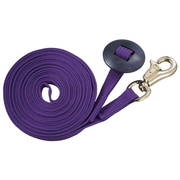 Photo of 25' Purple German Cord Cotton Lunge Line