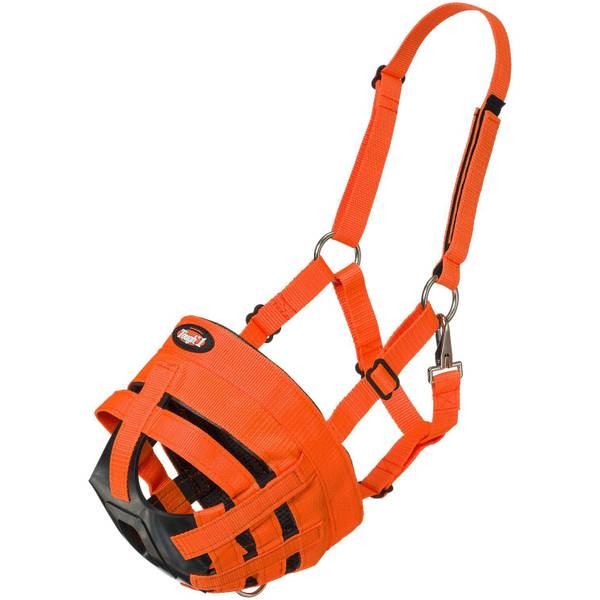 Photo of Orange Easy Breathe Grazing Muzzle
