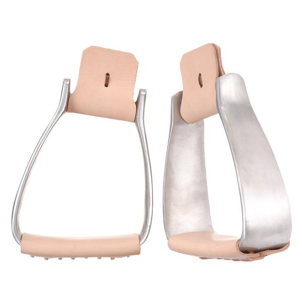Photo of 3" Aluminum Angled Roper Stirrups