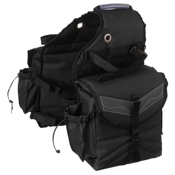 Tough-1 Black Multi-Pocket Insulated Saddle Bag - 61-9395-2-0 | Blain's ...