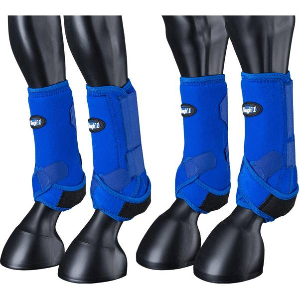 royal blue horse boots