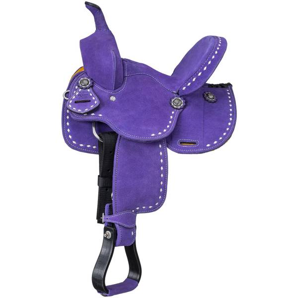 Photo of King Series Stratford Suede Youth Barrel Saddle
