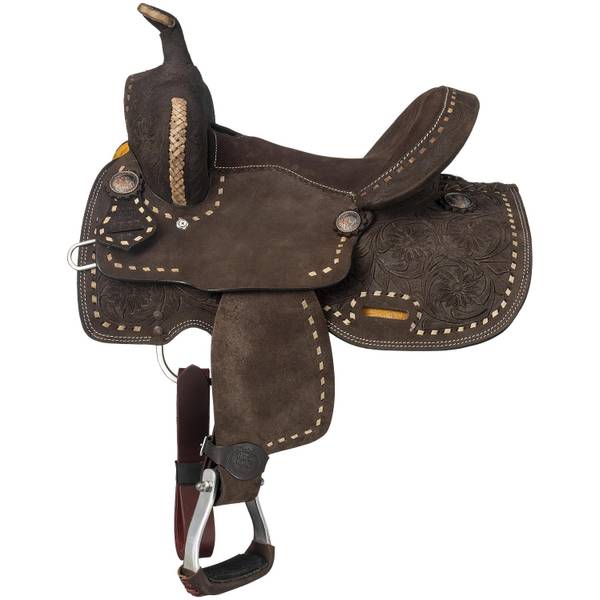 Photo of 12" Royal King Youth Brisby Barrel Saddle