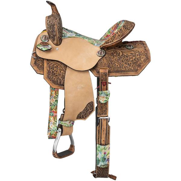 Photo of Silver Royal Youth Barrel Saddle