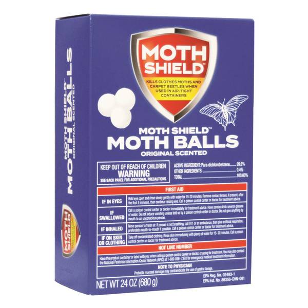 Moth Shield 24 oz Original Scent Moth Balls - MB-39563