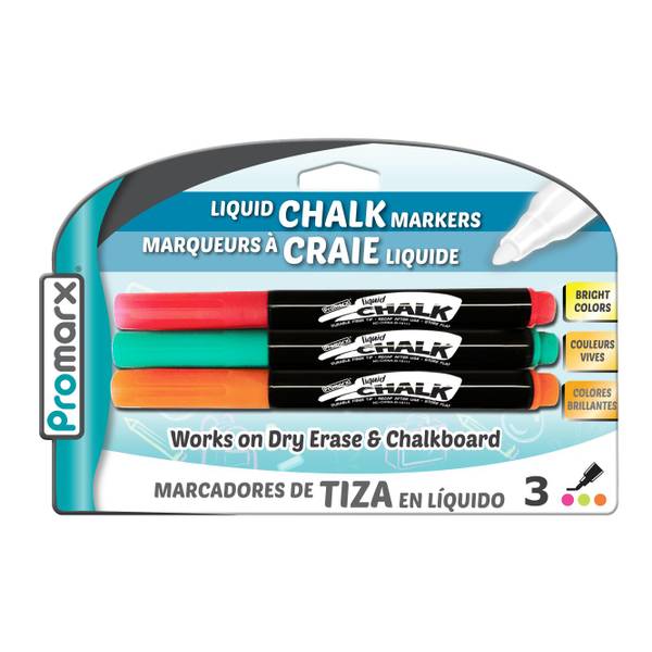 Promark 3-Count Liquid Chalk Markers - 940049
