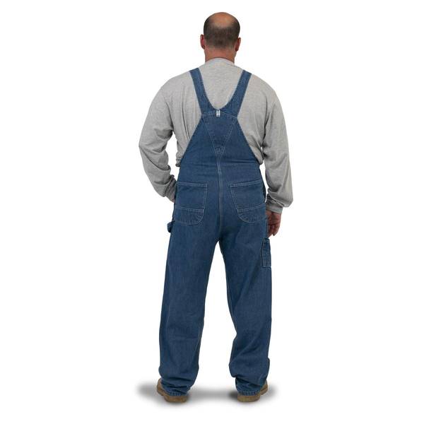 Key Men's Hi-Back Denim Bib Overalls Blain's Farm