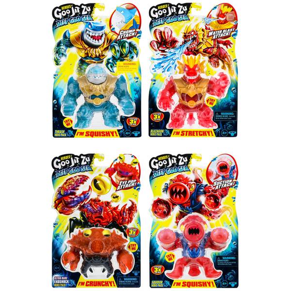 Heroes of Goo Jit Zu Minis Sonic 6 Pack - Collectible Stretchy Minis, 6  Stretchy Sonic Characters