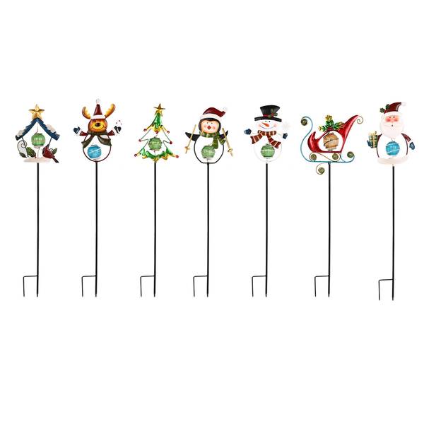 Photo of 28" Character Holiday Solar Stake Assortment