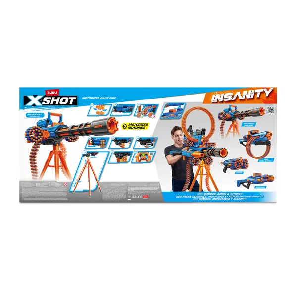 X-Shot Insanity Motorized Rage Fire Blaster - 36605-S001 | Blain's