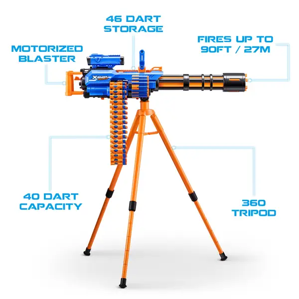 X-Shot Insanity Motorized Rage Fire Blaster - 36605-S001 | Blain's