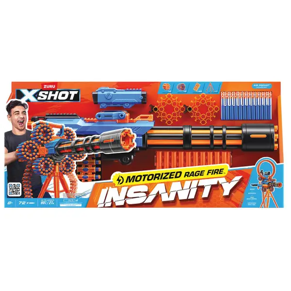 X-Shot Insanity Motorized Rage Fire Blaster - 36605-S001 | Blain's