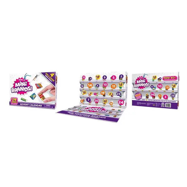 Mini Brands Series 4 Limited Edition Advent Calendar with 6 Exclusive Minis by Zuru