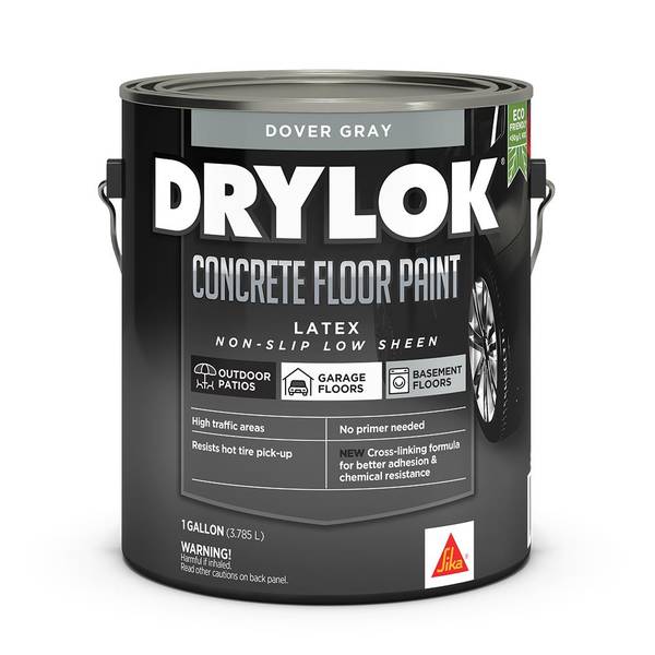 Photo of 1 Gallon Dover Gray Latex Concrete Floor Paint