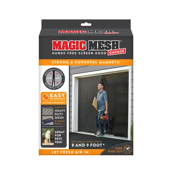 Magic Mesh™ Hands-Free Screen Door Garage - 9233086