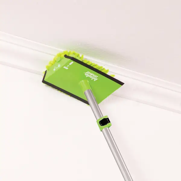 Blade Maid Ceiling Fan Cleaner and Duster with Microfiber Pads, Extends up  to 36, Green