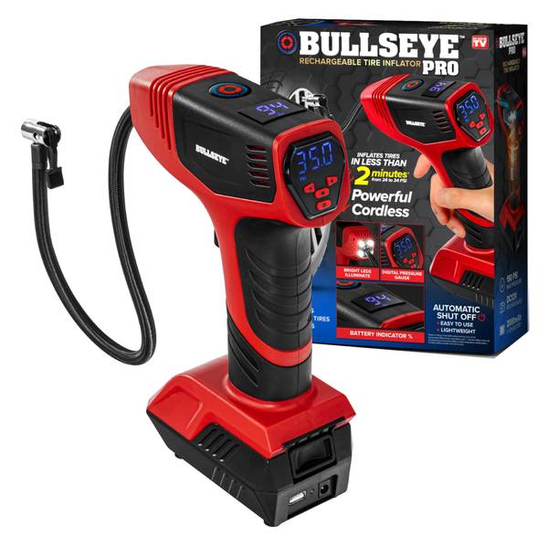 Bullseye 12V Portable Tire Inflator - 9475