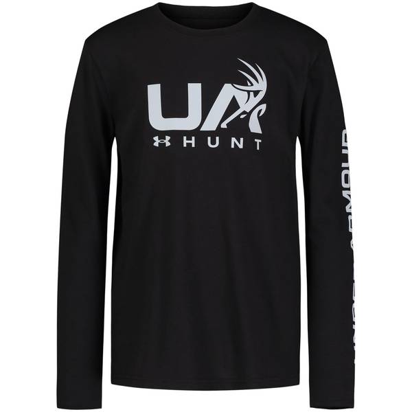 Under Armour Boy's Hunt Logo Long Sleeve Tee - UOFGA08F-001-L | Blain's ...