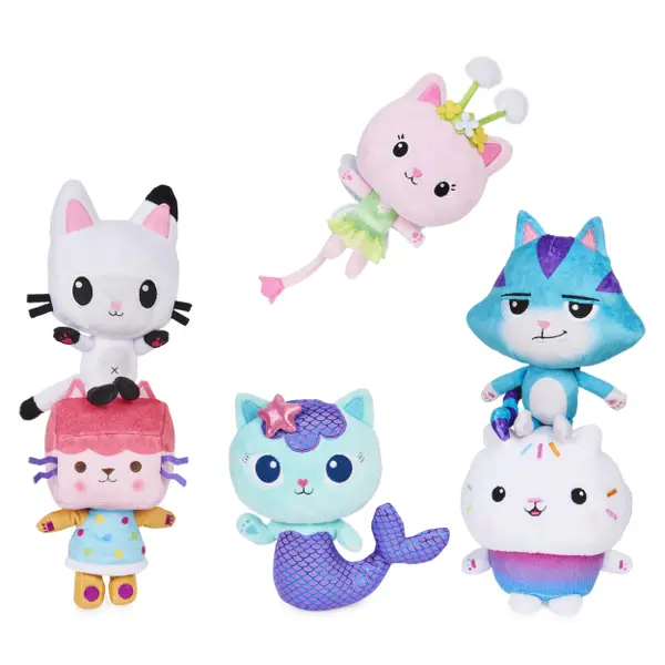 Gabby's Dollhouse 8 Purr-ific Plush Toy Assortment - 6061576