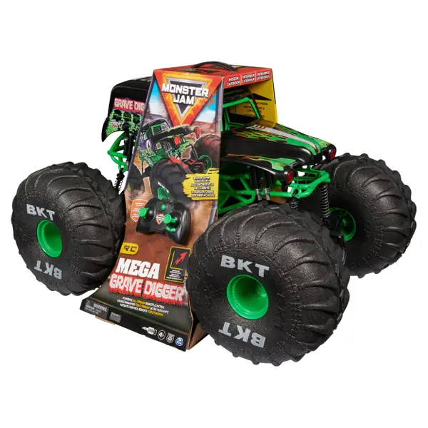 Monster Jam 1:64 Grave Digger Monster Truck, See-Thru Crew Series