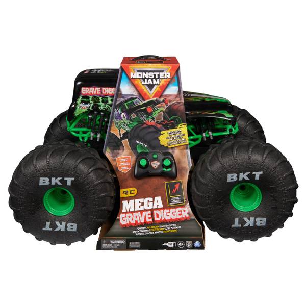 Monster Jam, Official Grave Digger Remote Control Monster Truck, 1:24  Scale, 2.4 GHz, Kids Toys for Boys and Girls Ages 4 and up