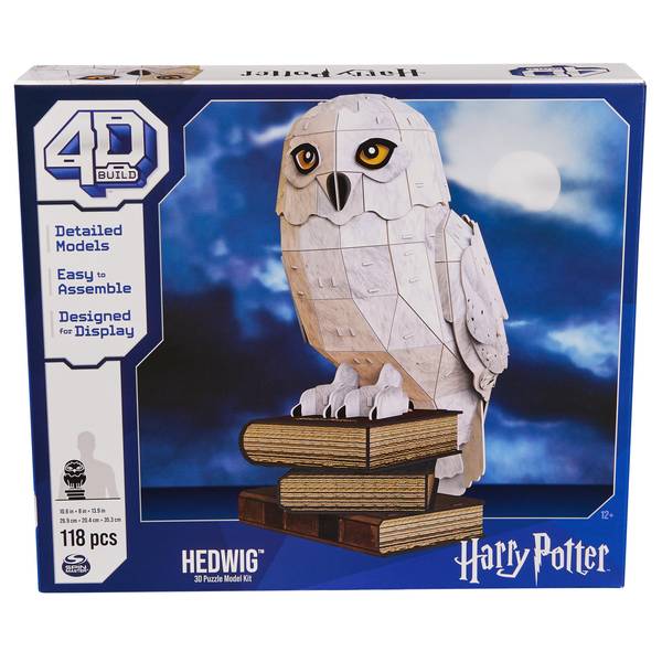 4D Build 118-Piece Harry Potter Hedwig Puzzle Model Kit - 6068752