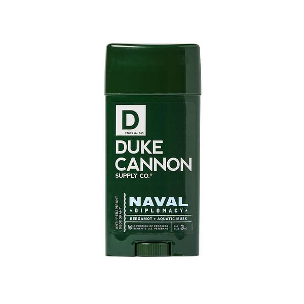 (Pack 3)Duke Cannon Antiperspirant & Deodorant - Naval Diplomacy - Maximum-Strength Antiperspirant for Men - Scented - 3 oz