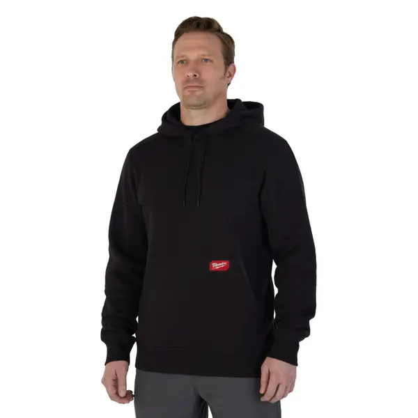 KUHL SWEATSHIRT BLACK FLEECE QUARTER ZIP SMALL HOOD POCKETS