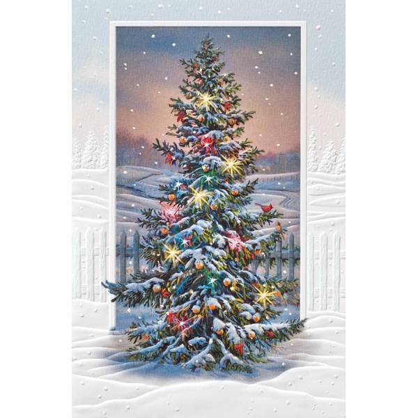 Pumpernickel Press Embossed Christmas Greeting Cards Boxed Set