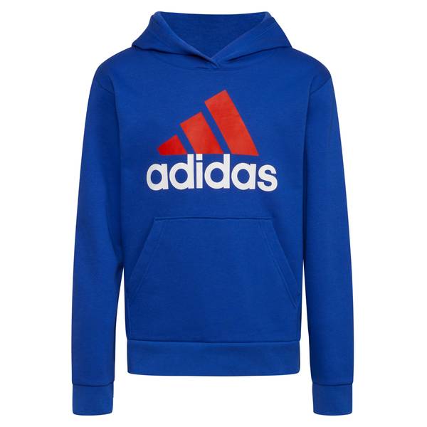 Adidas Boys Long Sleeve Essential Fleece Hoodie - AA7772-AQ02-JC2-S ...