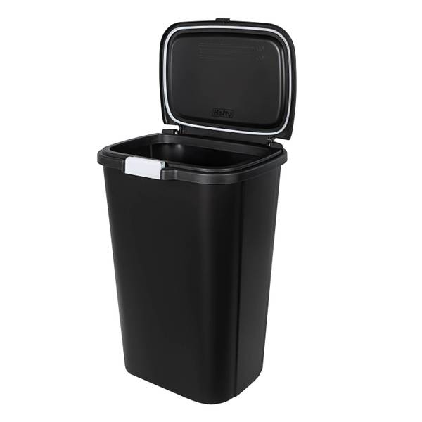 Trash Can Garbage 13 Gallon Bin Touch Lid Spring Loaded Kitchen