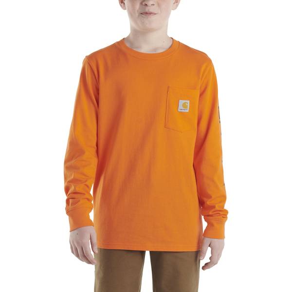 Photo of Boys Long Sleeve Pocket T-Shirt