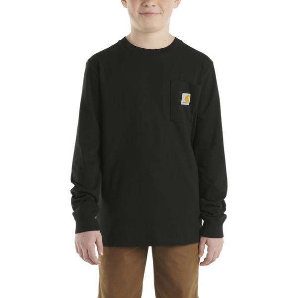 Photo of Boys Long Sleeve Pocket T-Shirt